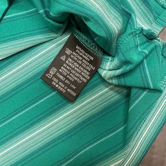 PEBBLE BEACH MENS GREEN GOLF POLO XL DRI FIT SHIRT - Picture 4 of 8